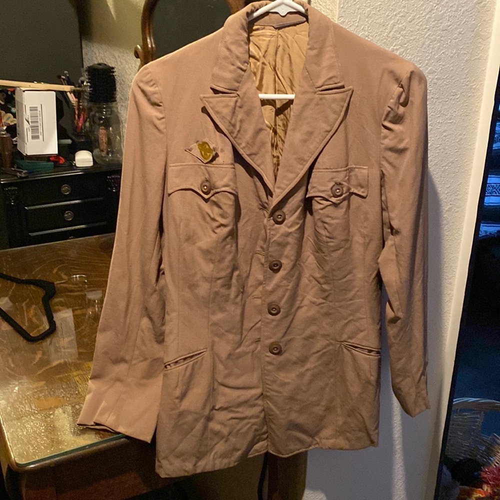 Woman’s Vintage WWII Uniform Suit Coat